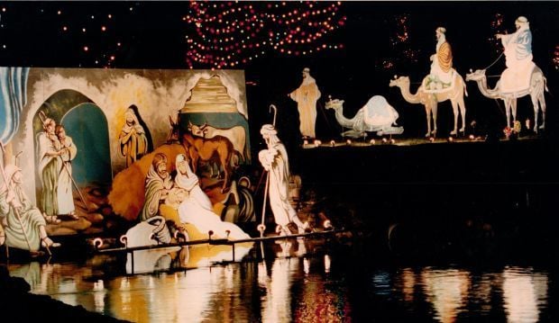 Davenport Memorial Park Cemetery Christmas Display